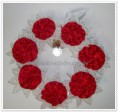 GUIRLANDA DE FLORES VERMELHAS